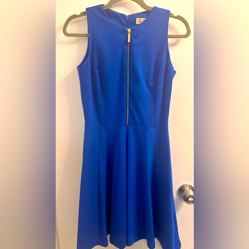 Micheal Kors Blue A-line Dress Size 2